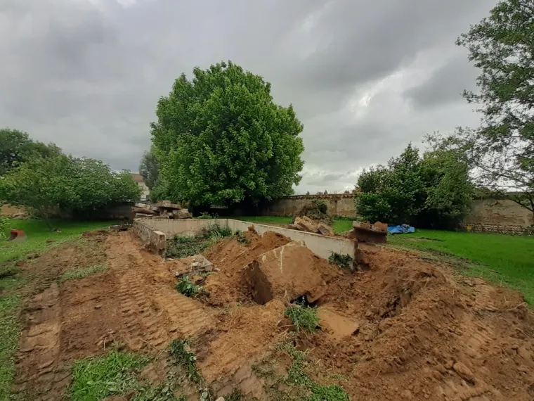 Démolition d'une piscine
