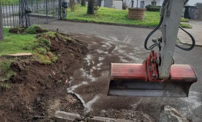 Démontage des bordures